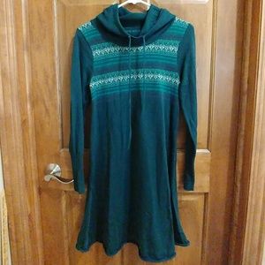 Prana hooded sweater dress - size Small